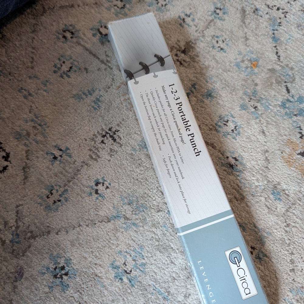 Levenger Gray Minimalist Storage Box